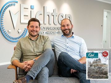 Foto (J. Hank): EIFEL Arbeitgeber Portrait - Eichten Werklzeugmaschinen in der aktuellen Ausgabe - Eiffel hautnah