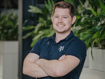 Bild (Mehrtec GmbH): René Augel seit mehr als 10 Jahren Mitarbeiter bei Mehrtec.