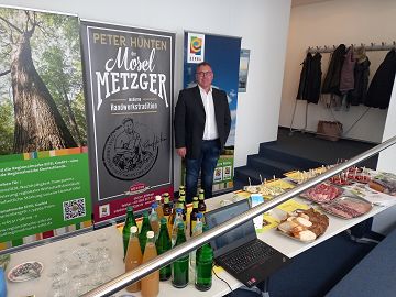 (Foto © RME) Paul Weins von Fleischwaren Hünten aus Löf ist überzeugter EIFEL Botschafter