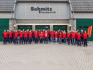 Bild (Schmitz Haustechnik): Das Team 